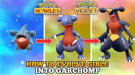 how to evolve into garchomp.